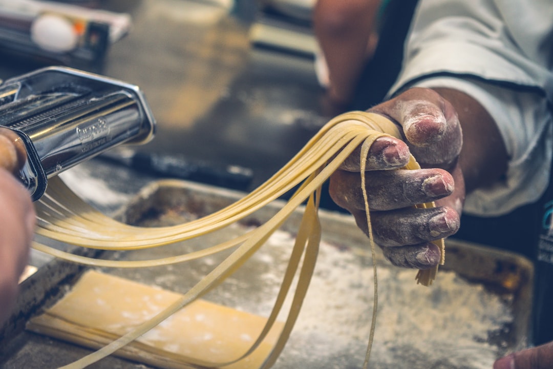 Photo Mafaldine pasta dish